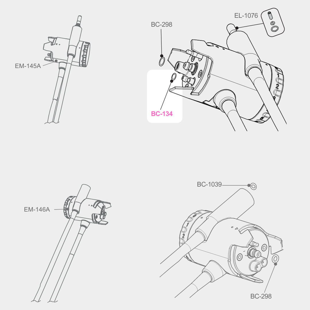 O-ring for AIRFLOW Handpiece Cord